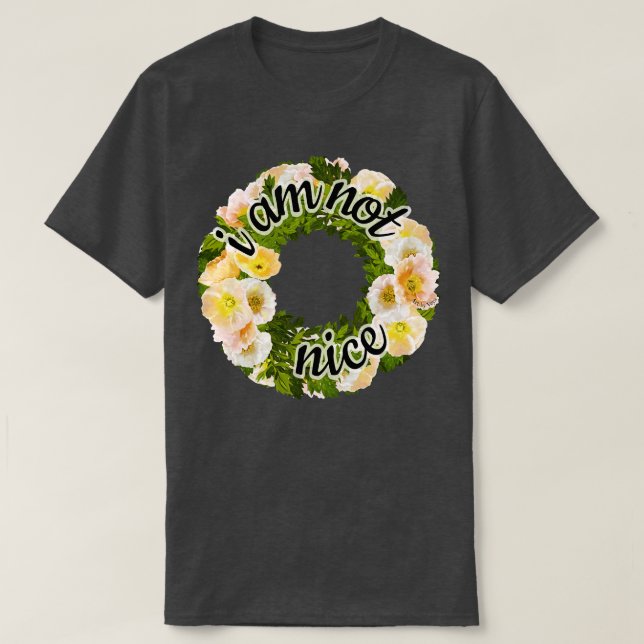 T-shirt Je ne suis pas gentil (Design devant)