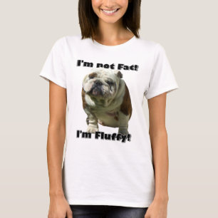 T-shirt Je ne suis pas gros débardeur de bouledogue