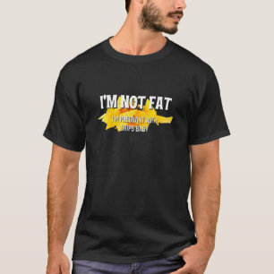 T-shirt Je ne suis pas gros Je suis enceinte avec des chip