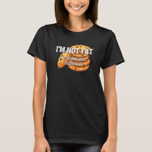 T-shirt Je ne suis pas gros Je suis enceinte avec des cook