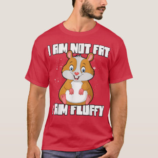 T-shirt Je ne suis pas gros je suis Fluffy Guinea Pig