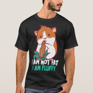 T-shirt Je ne suis pas gros je suis Fluffy Guinée Pig2