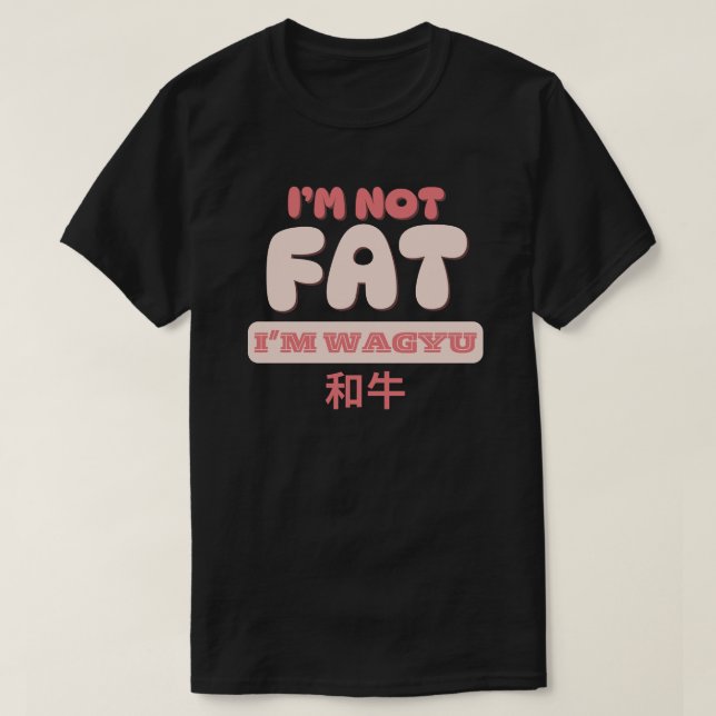 T-shirt Je ne suis pas gros, je suis paresseux. (Design devant)