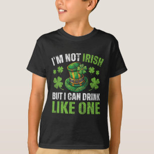 T-shirt Je ne suis pas irlandais mais je peux boire comme