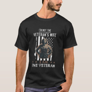 T-shirt je ne suis pas la femme de l'ancien combattant je 