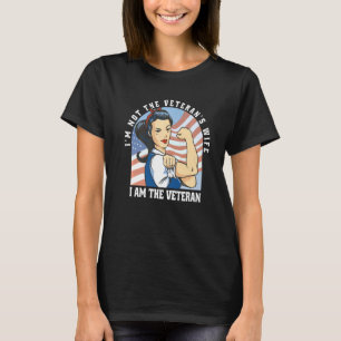 T-shirt Je ne suis pas la femme de l'ancien combattant pat