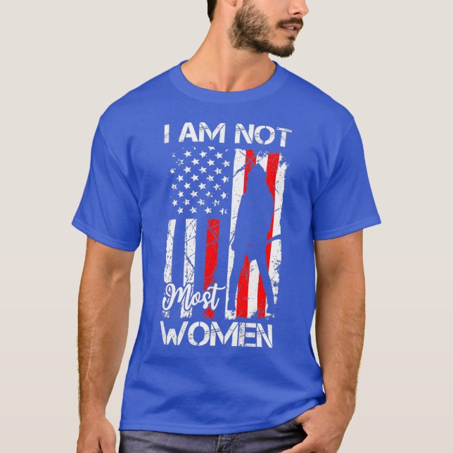 T-shirt Je Ne Suis Pas La Plupart Des Femmes Pompiers Cade (Devant)