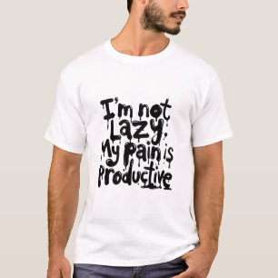 T-shirt Je ne suis pas paresseux, guerrier