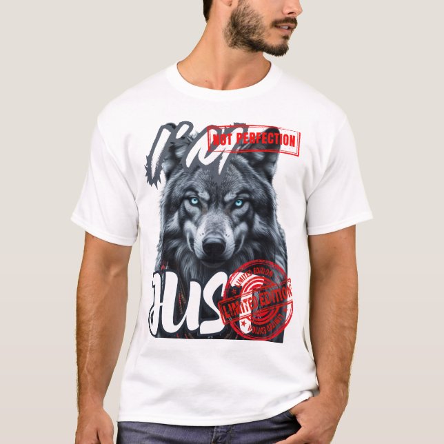 T-shirt Je ne suis pas parfait Edition limitée (Devant)