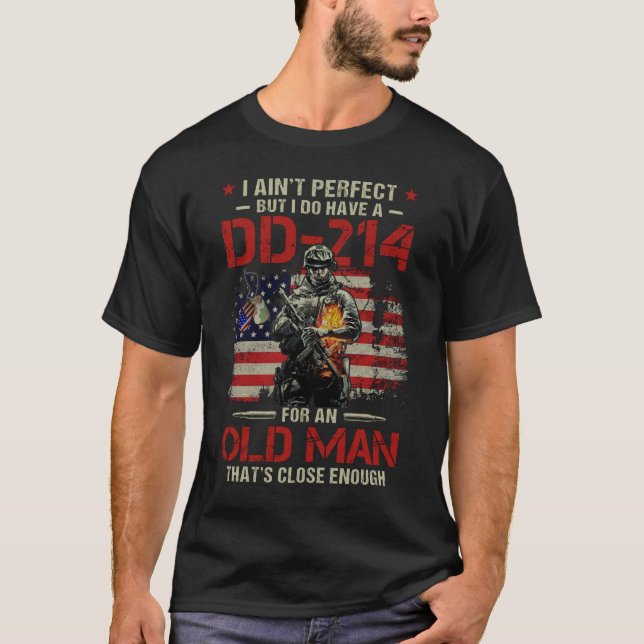 T-shirt Je ne suis pas parfait, mais j'ai un DD-214 pour u (Devant)