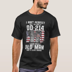 T-shirt Je ne suis pas parfait mais j'ai un DD 214 pour un