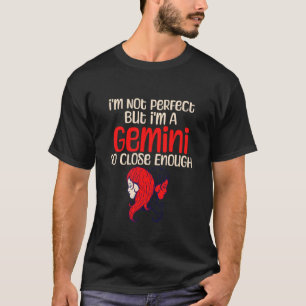 T-shirt Je ne suis pas parfait, mais je suis un Gémeaux dr