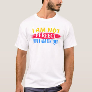 T-shirt Je ne suis pas parfait, mais je suis unique
