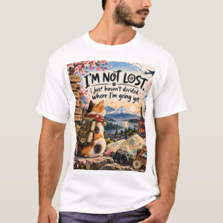 T-shirt je ne suis pas perdu 