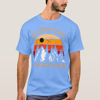 T-shirt Je ne suis pas perdu en collectionnant les roches