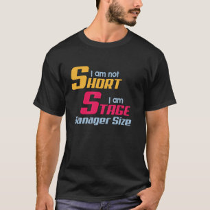 T-shirt Je ne suis pas petit, je suis de la taille de régi