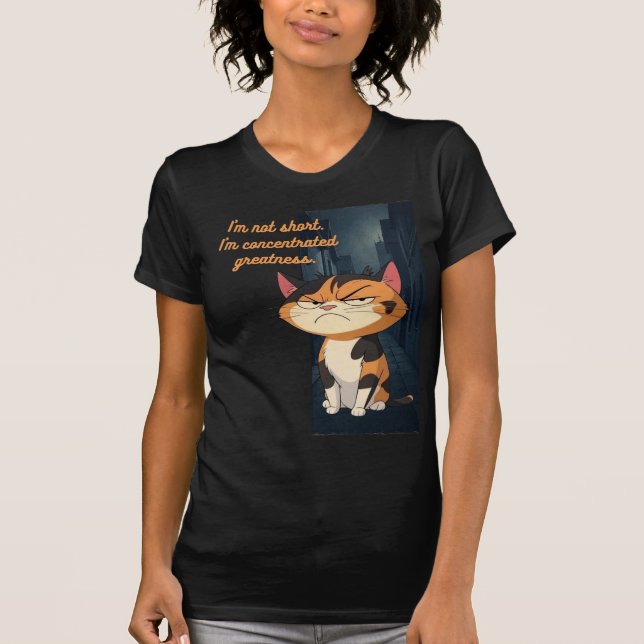 T-shirt Je ne suis pas petit. Je suis une grandeur concent (Devant)
