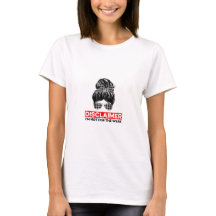 T-shirt "Je ne suis pas pour les faibles" pour les