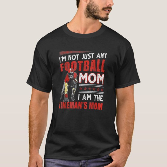 T-shirt Je ne suis pas qu'une maman de foot de maman Linem (Devant)
