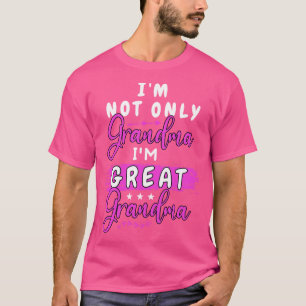 T-shirt Je ne suis pas seulement grand-mère im arrière gra