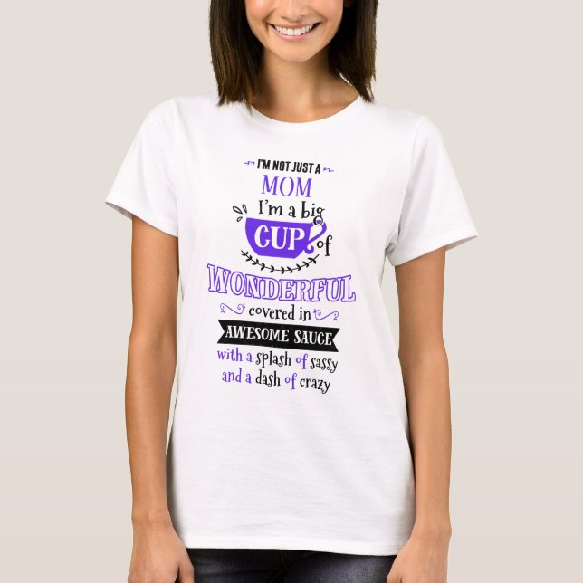 T-shirt Je ne suis pas seulement une ...typographie (Devant)