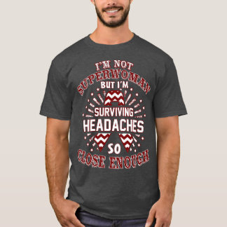 T-shirt Je Ne Suis Pas Superfemme, Mais Je Suis Survi