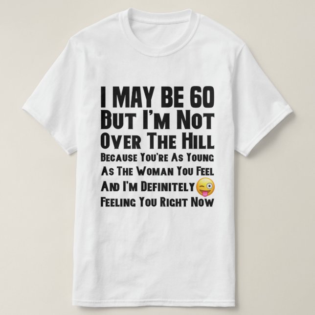 T-shirt Je ne suis pas sur la colline (Design devant)
