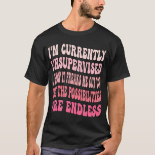 T-shirt Je Ne Suis Pas Surveillé, Je Sais Que Ça Me Frappe