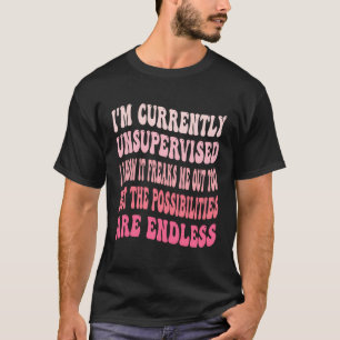 T-shirt Je Ne Suis Pas Surveillé, Je Sais Que Ça Me Frappe