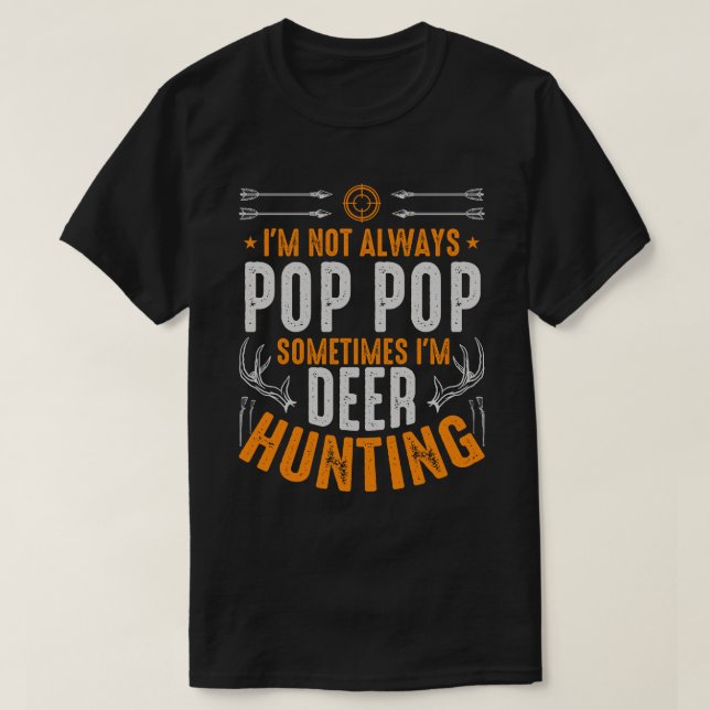 T-shirt Je ne suis pas toujours POP POP Parfois je suis Ch (Design devant)