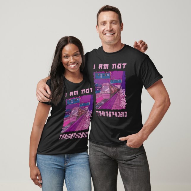 T-SHIRT JE NE SUIS PAS TRAINSPHOBIQUE (Unisexe)