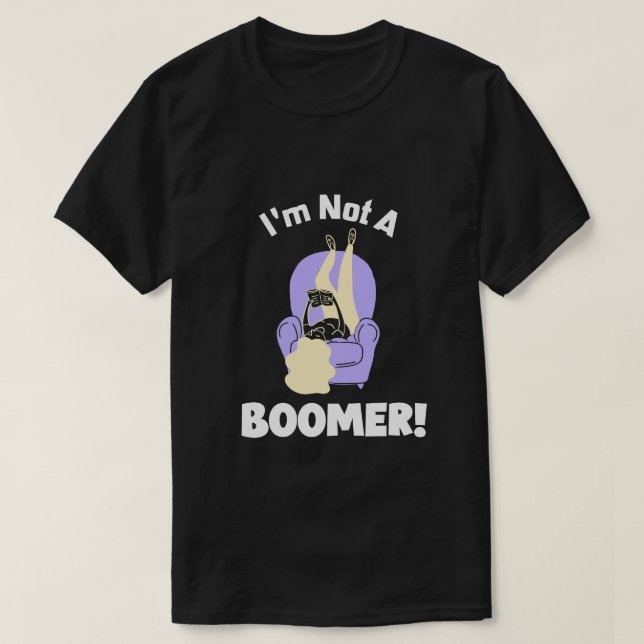 T-shirt Je ne suis pas un Boomer (Design devant)