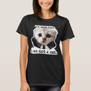 T-shirt je ne suis pas un chat Favori Popular Hilarious Me