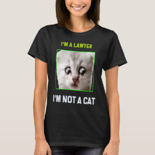 T-shirt Je ne suis pas un chat, je suis un avocat mème