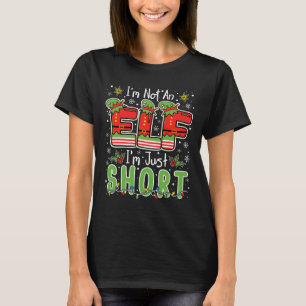 T-shirt Je ne suis pas un elfe juste petit Noël drôle Xmas