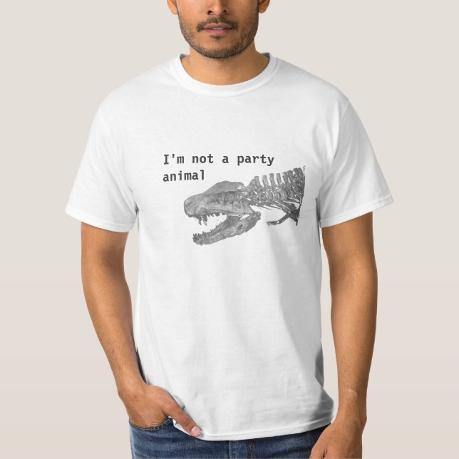 T-shirt Je ne suis pas un fêtard (Devant)