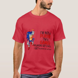 T-shirt Je ne suis pas un joueur, je suis un gamer. Les jo