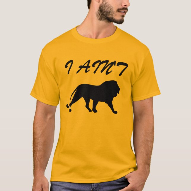 T-SHIRT JE NE SUIS PAS UN LION (Devant)