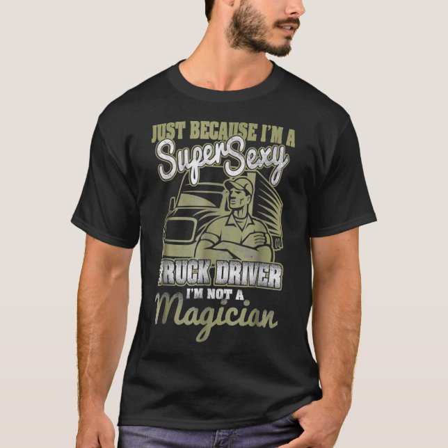 T-shirt Je Ne Suis Pas Un Magicien. (Devant)