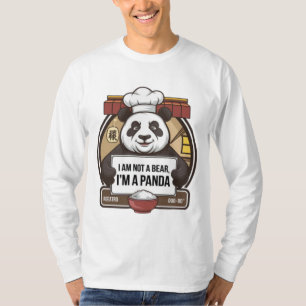T-shirt Je ne suis pas un ours, je suis un panda