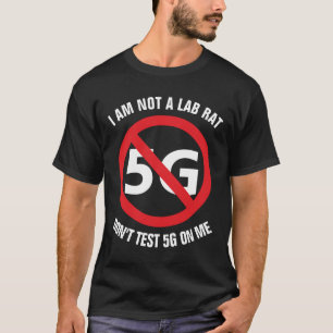T-shirt Je ne suis pas un rat de laboratoire, n'examine