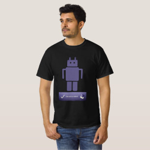 T-shirt Je ne suis pas un robot - CAPTCHA
