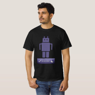T-shirt Je ne suis pas un robot - CAPTCHA