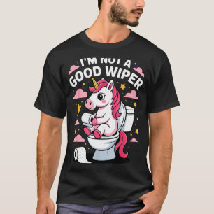T-shirt Je ne suis pas une licorne essuie-glace de bonne q