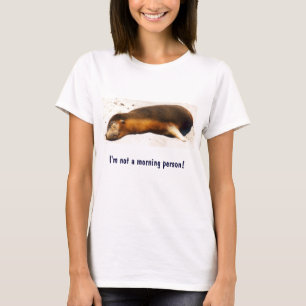 T-shirt Je ne suis pas une personne de matin !