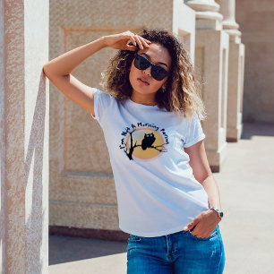 T-shirt Je ne suis pas une personne du matin citation de h