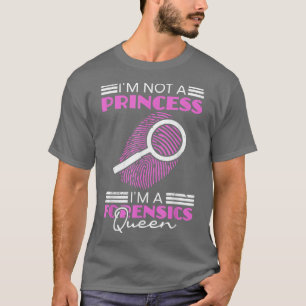 T-shirt Je ne suis pas une princesse Je suis une reine lég
