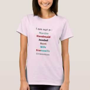 T-shirt Je ne suis pas une servante