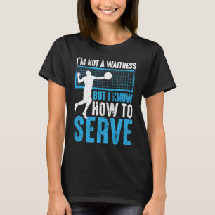 T-shirt Je ne suis pas une serveuse, mais je sais comment
