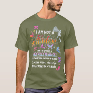 T-shirt Je ne suis pas une veuve Je suis l'épouse d'un tu